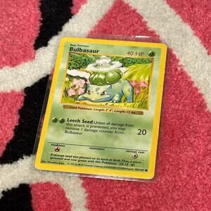 Bulbasaur [Shadowless] #44 – Base Set – As Pictured